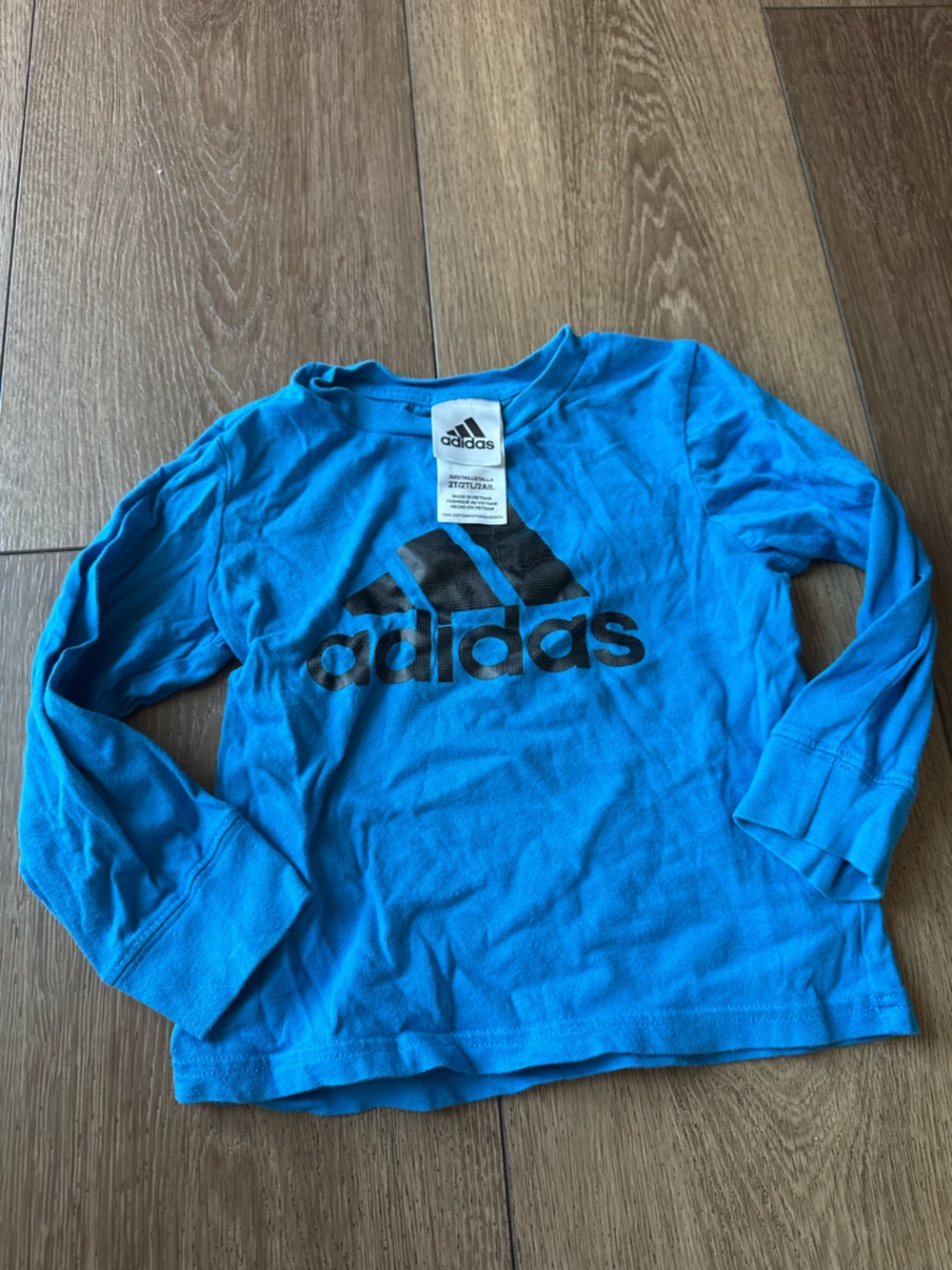 Adidas Toddler Boy Long Sleeve Logo Tee